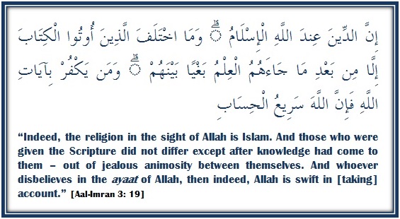 islam is the only true religion